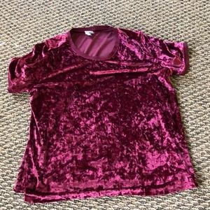 Velvet shirt